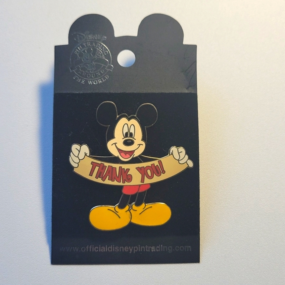 Mickey Mouse Thank You Disney Trading  Pin